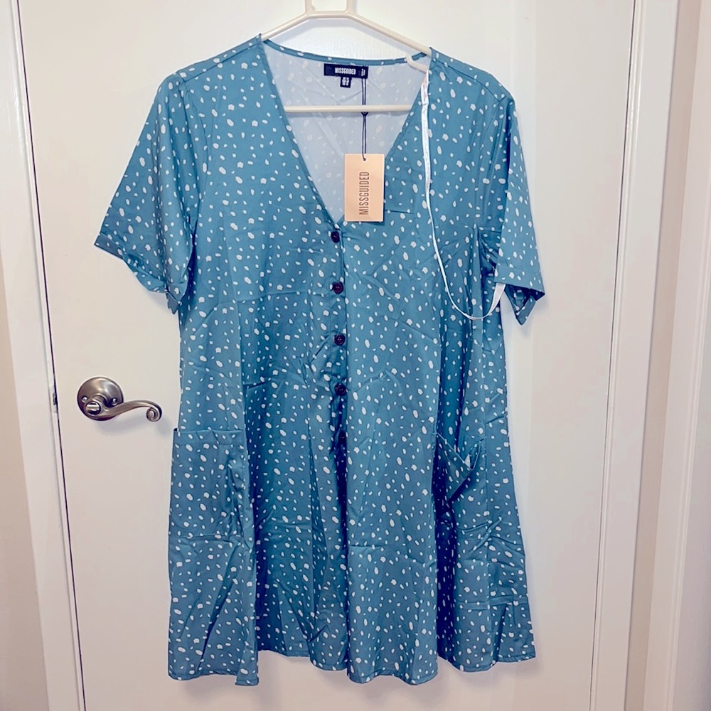 Flowy button front Dress